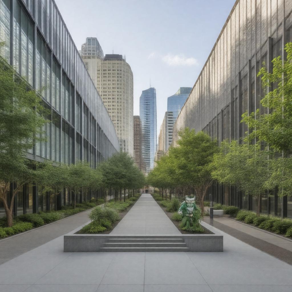 AI-created image of Portland State University