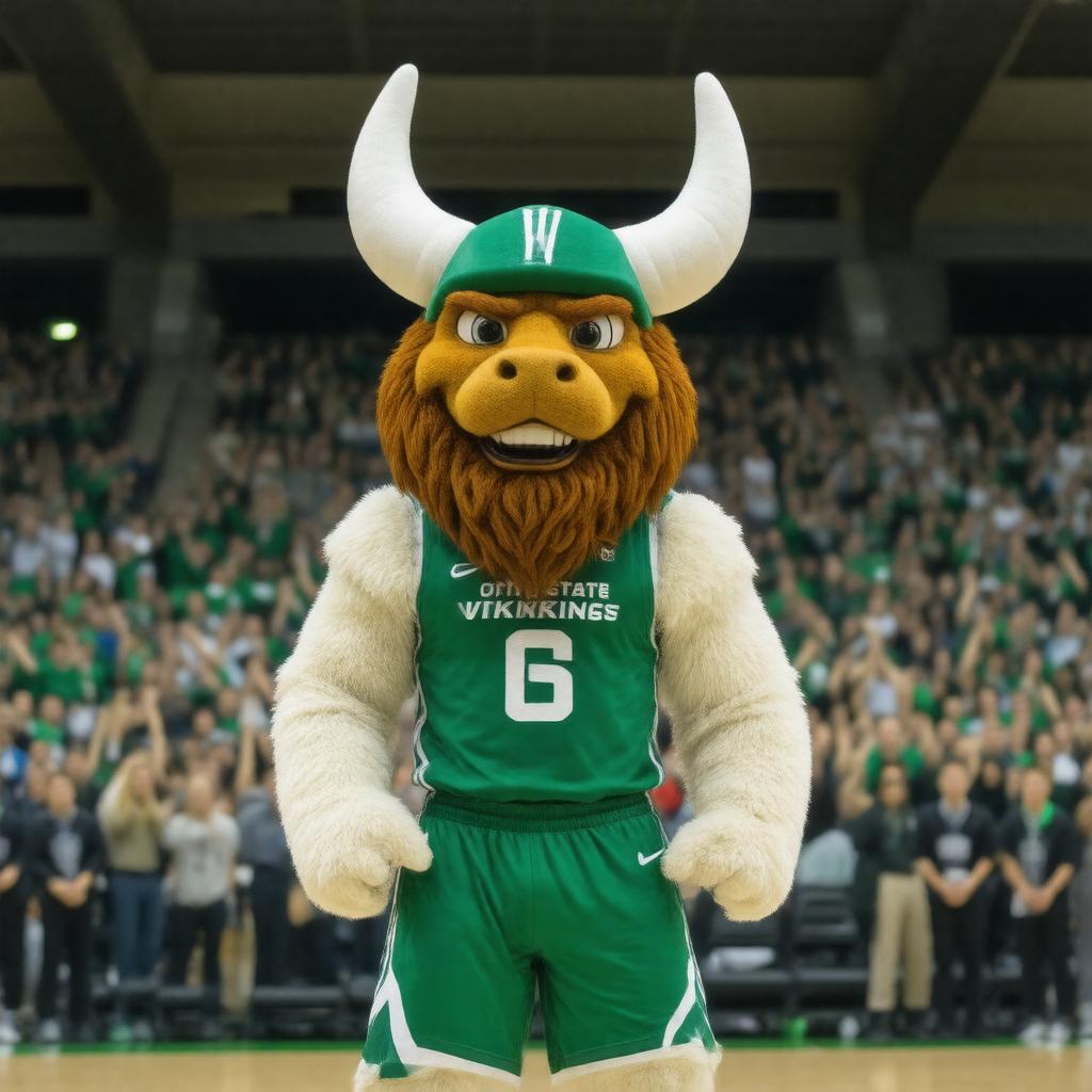 AI-created image of Portland State Vikings