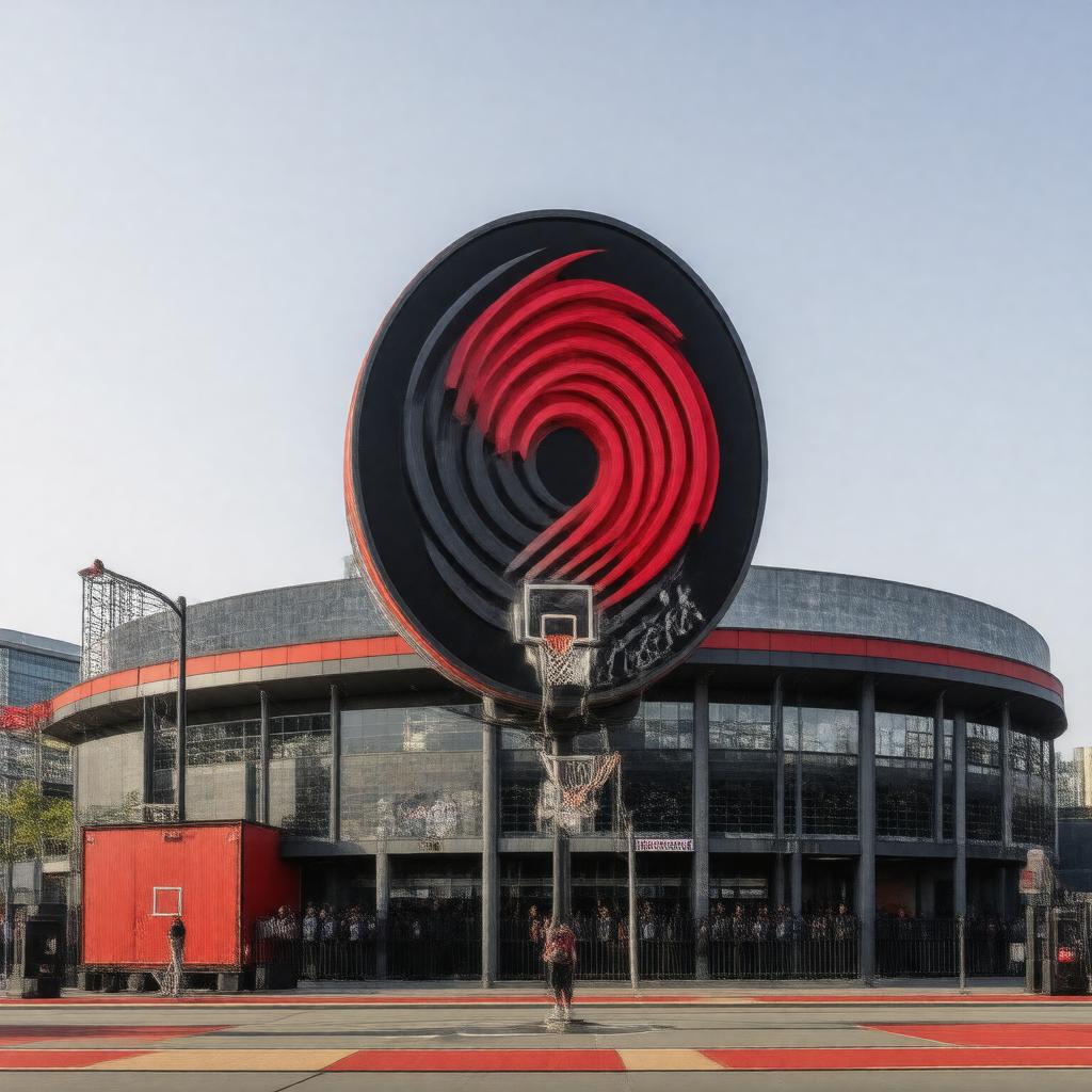 AI-created image of Portland Trail Blazers