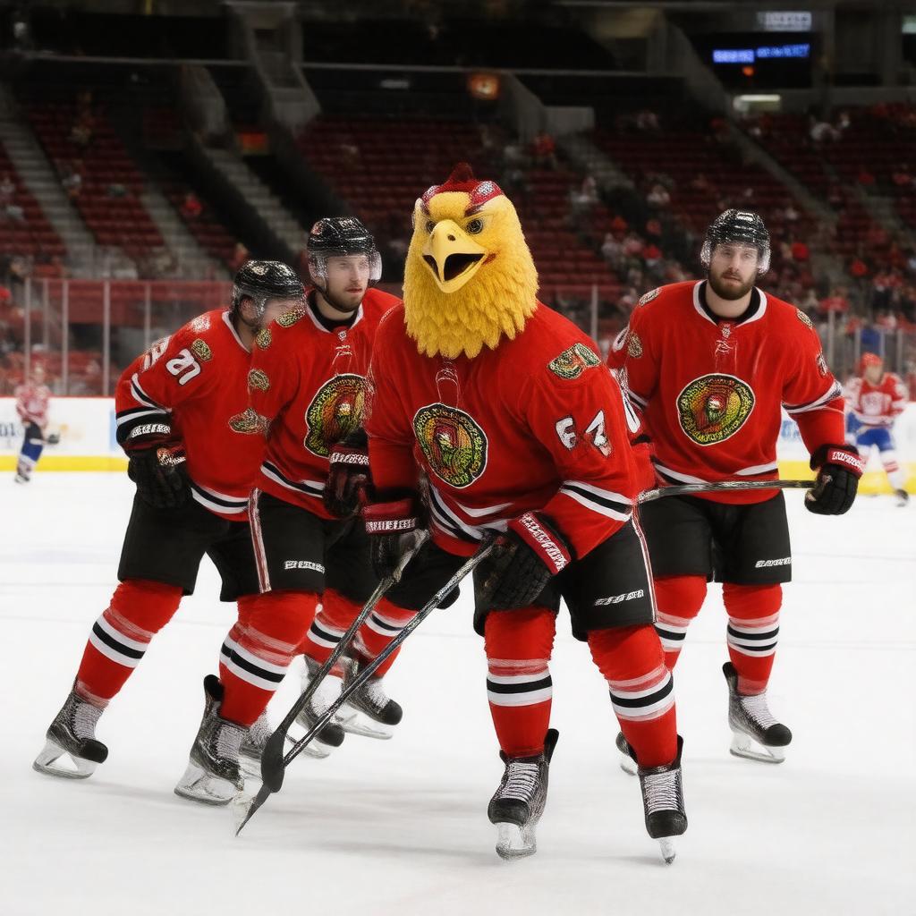 AI-created image of Portland Winterhawks