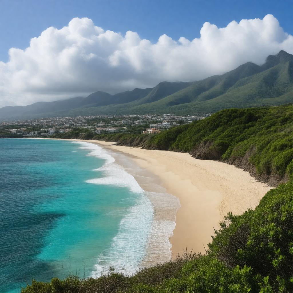 AI-created image of Porto Santo