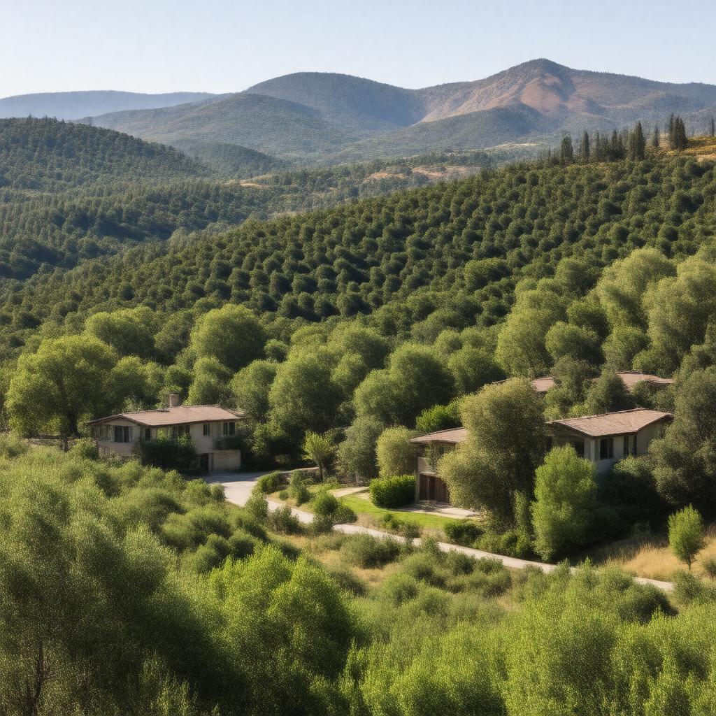 AI-created image of Portola Valley, California, USA