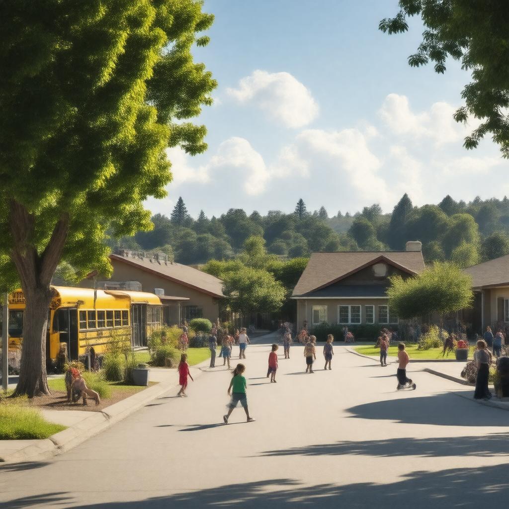 AI-created image of Portola Valley Elementary School District
