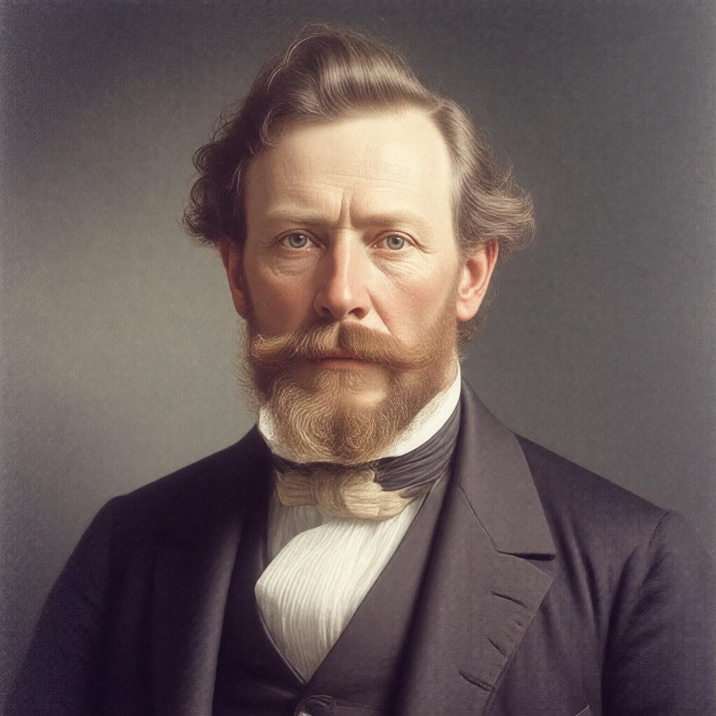 AI-created image of Portrait of Ford Madox Brown by Frederick Hollyer