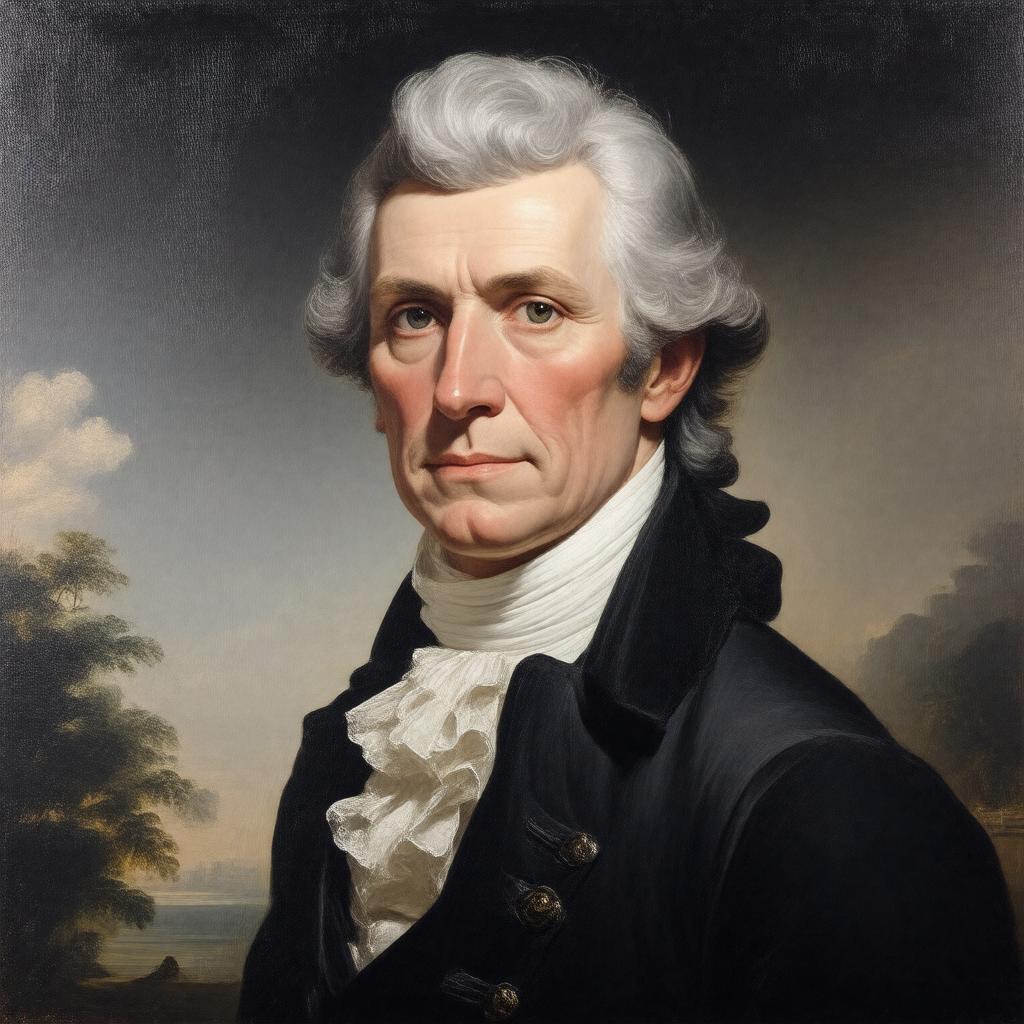 AI-created image of Portrait of James Monroe