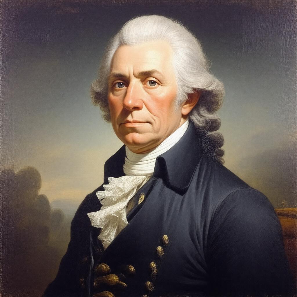 AI-created image of Portrait of John Adams