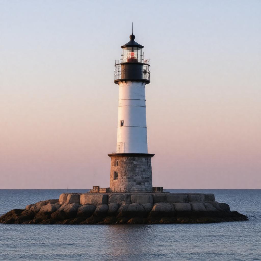 AI-created image of Portsmouth Harbor Lighthouse