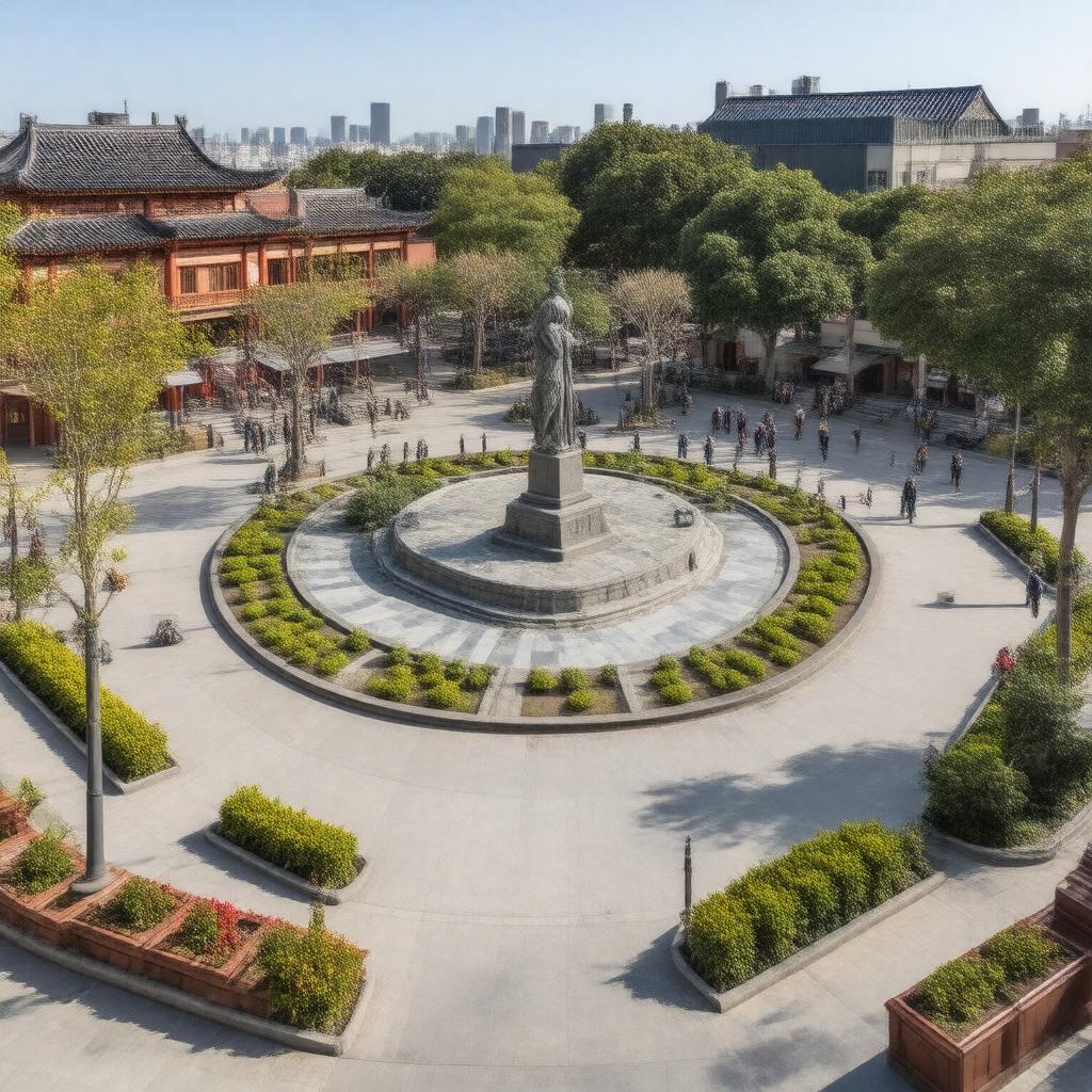 Click to view larger image AI-created image of Portsmouth Square