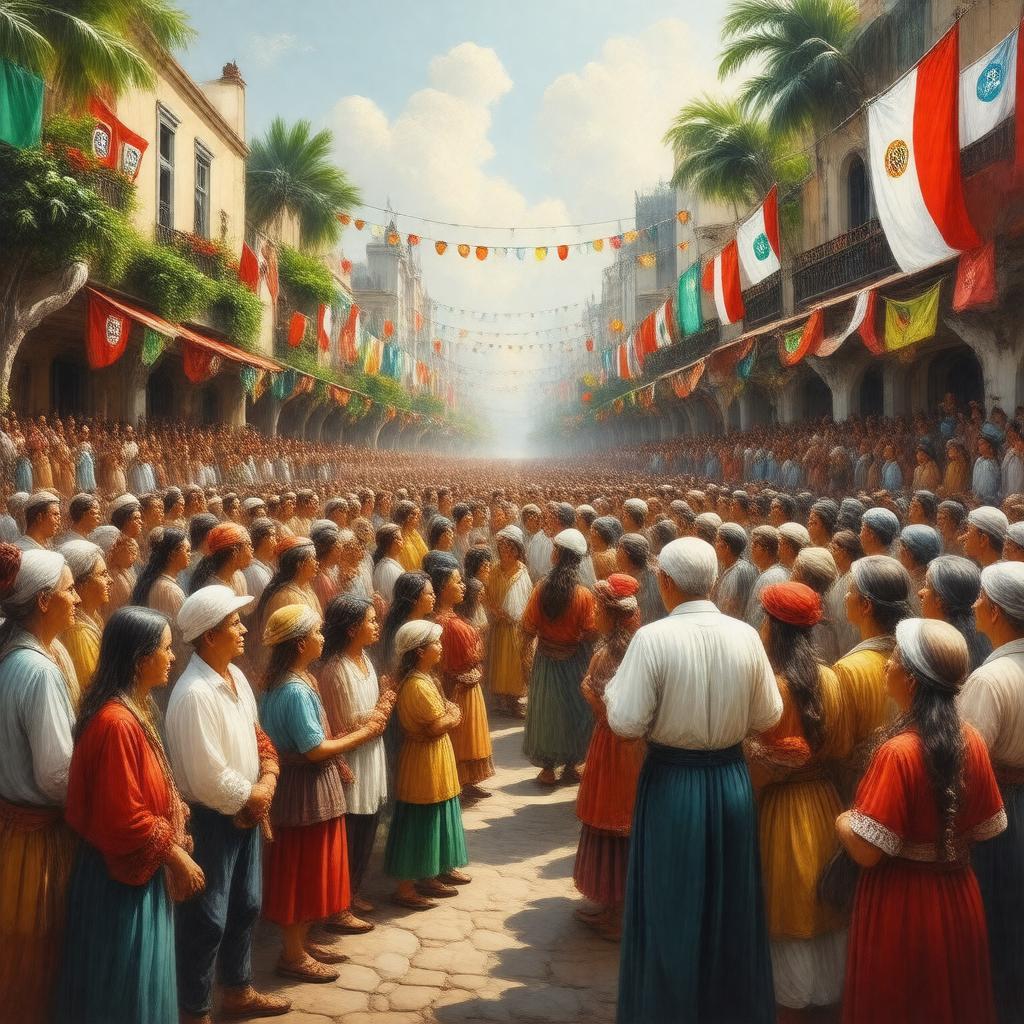 AI-created image of Portuguese-American community