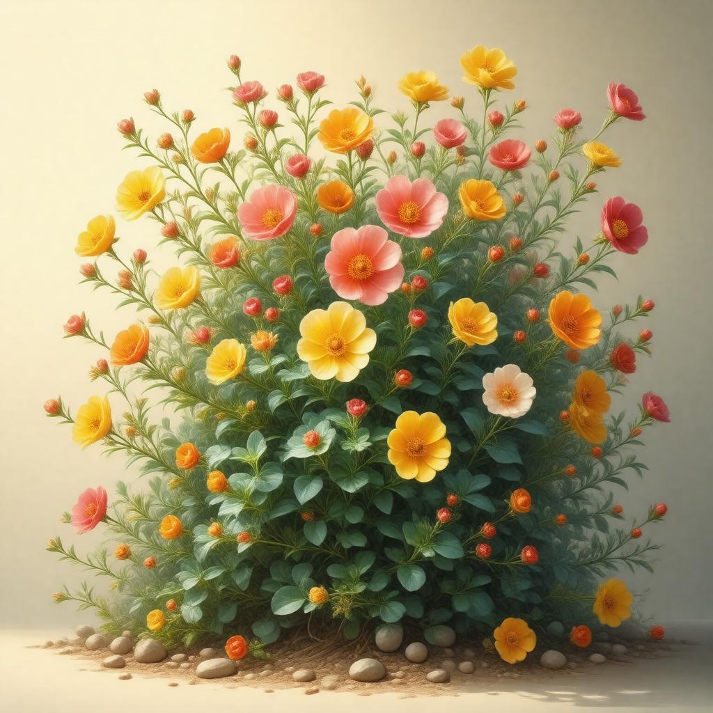 AI-created image of Portulaca