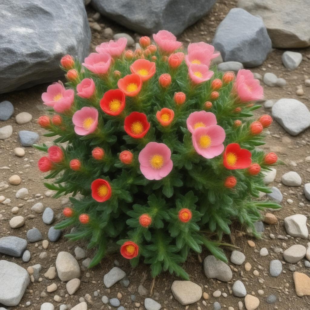 Click to view larger image AI-created image of Portulaca grandiflora