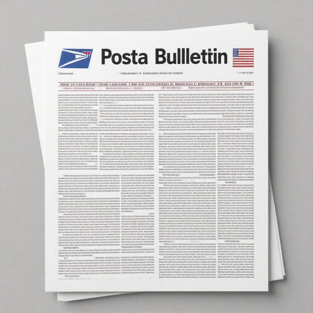 Click to view larger image AI-created image of Postal Bulletin