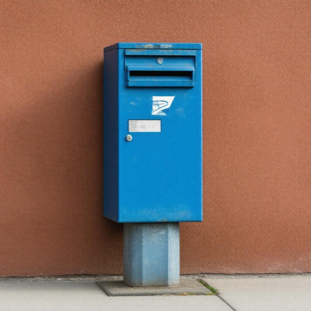 Click to view larger image AI-created image of Postal Service Collection Box