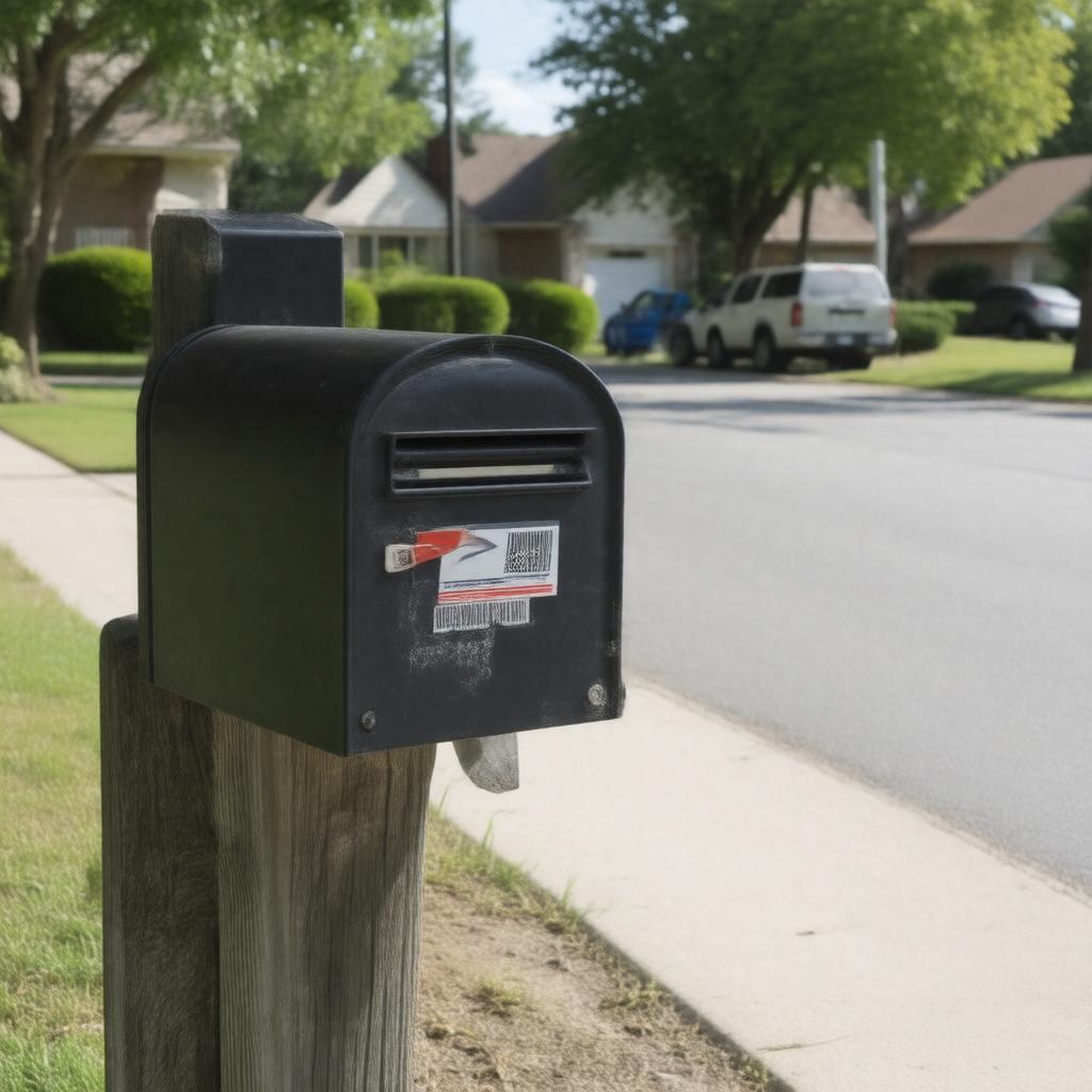 Click to view larger image AI-created image of Postal Service Delivery Point