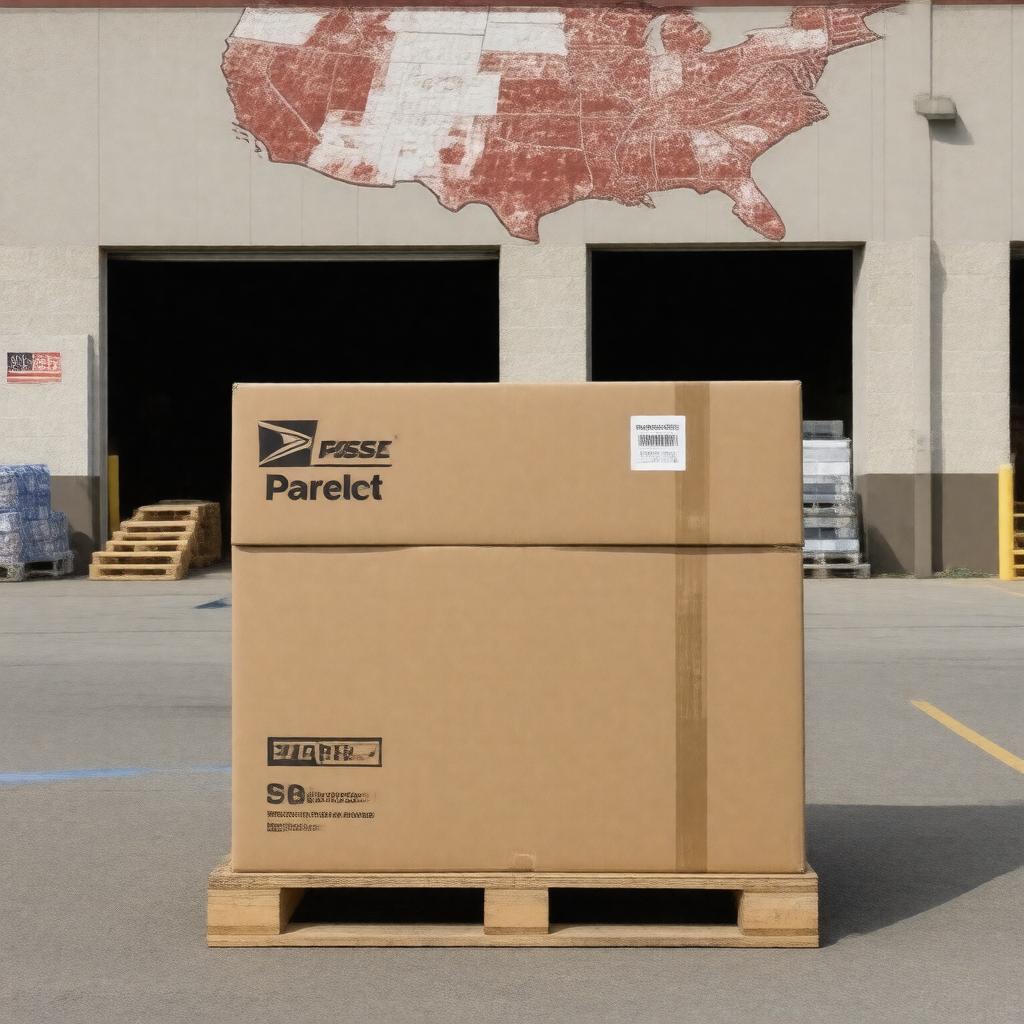 AI-created image of Postal Service Parcel Select