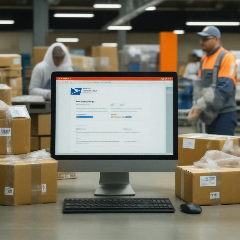 AI-created image of Postal Service Redelivery
