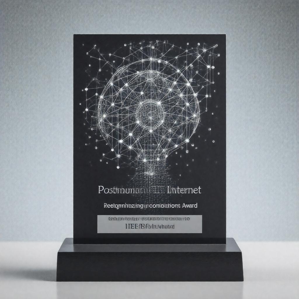Click to view larger image AI-created image of Posthumous IEEE Internet Award