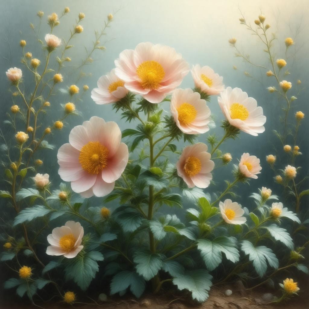 AI-created image of Potentilla