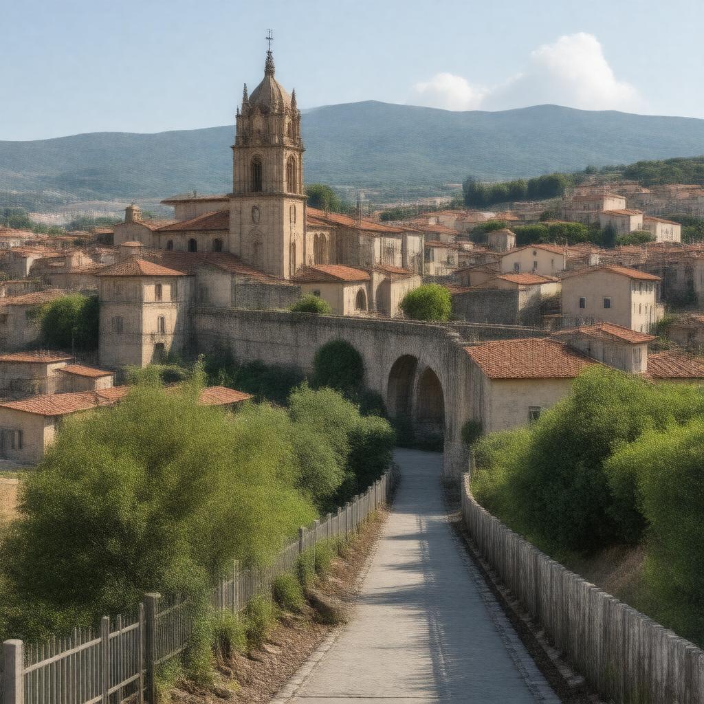 AI-created image of Potenza, Italy