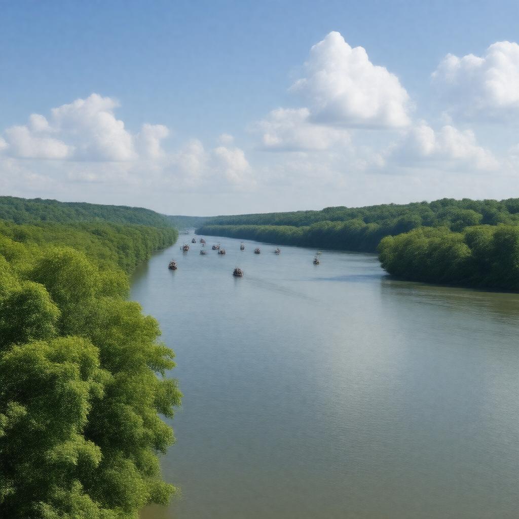 AI-created image of Potomac River