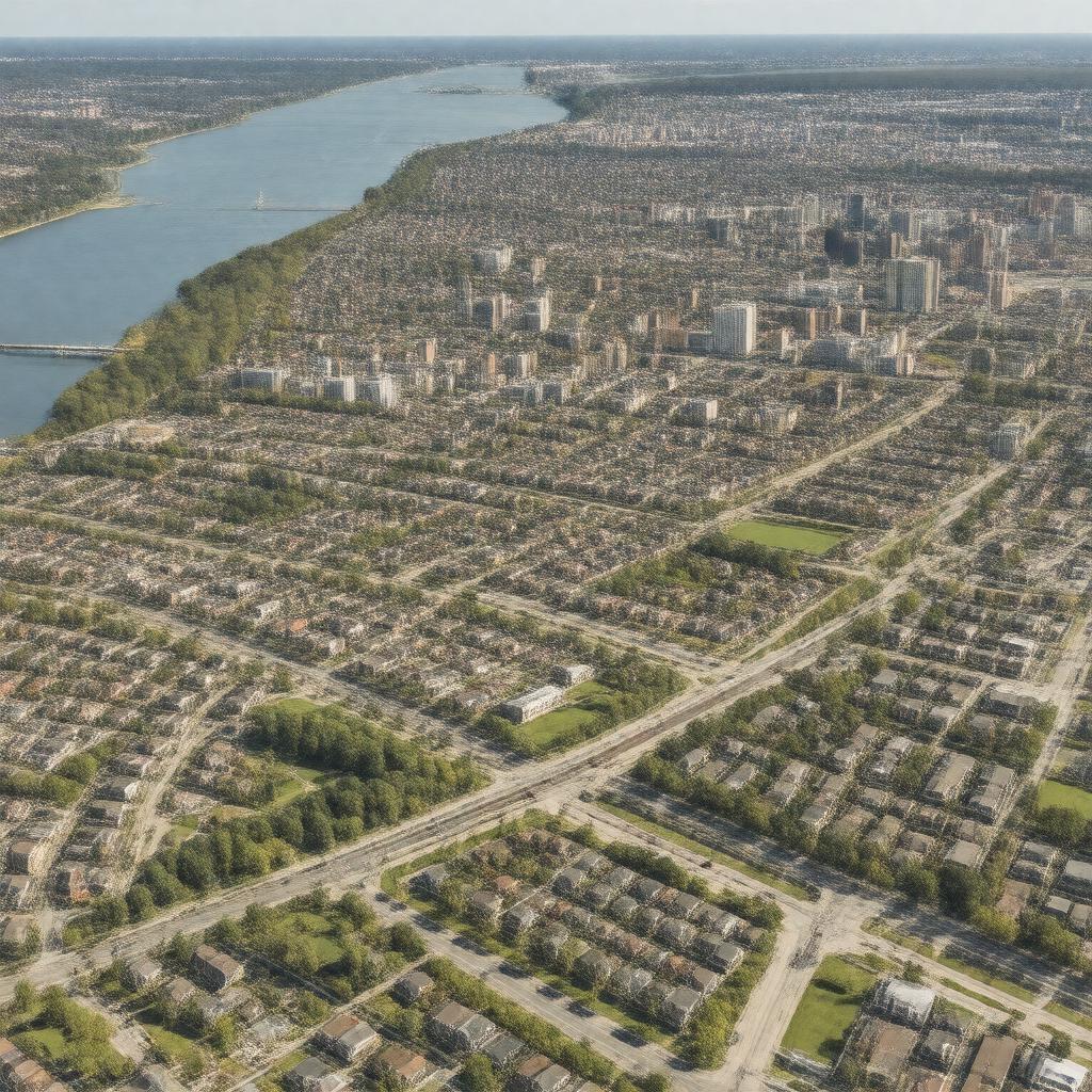 AI-created image of Potomac Yard