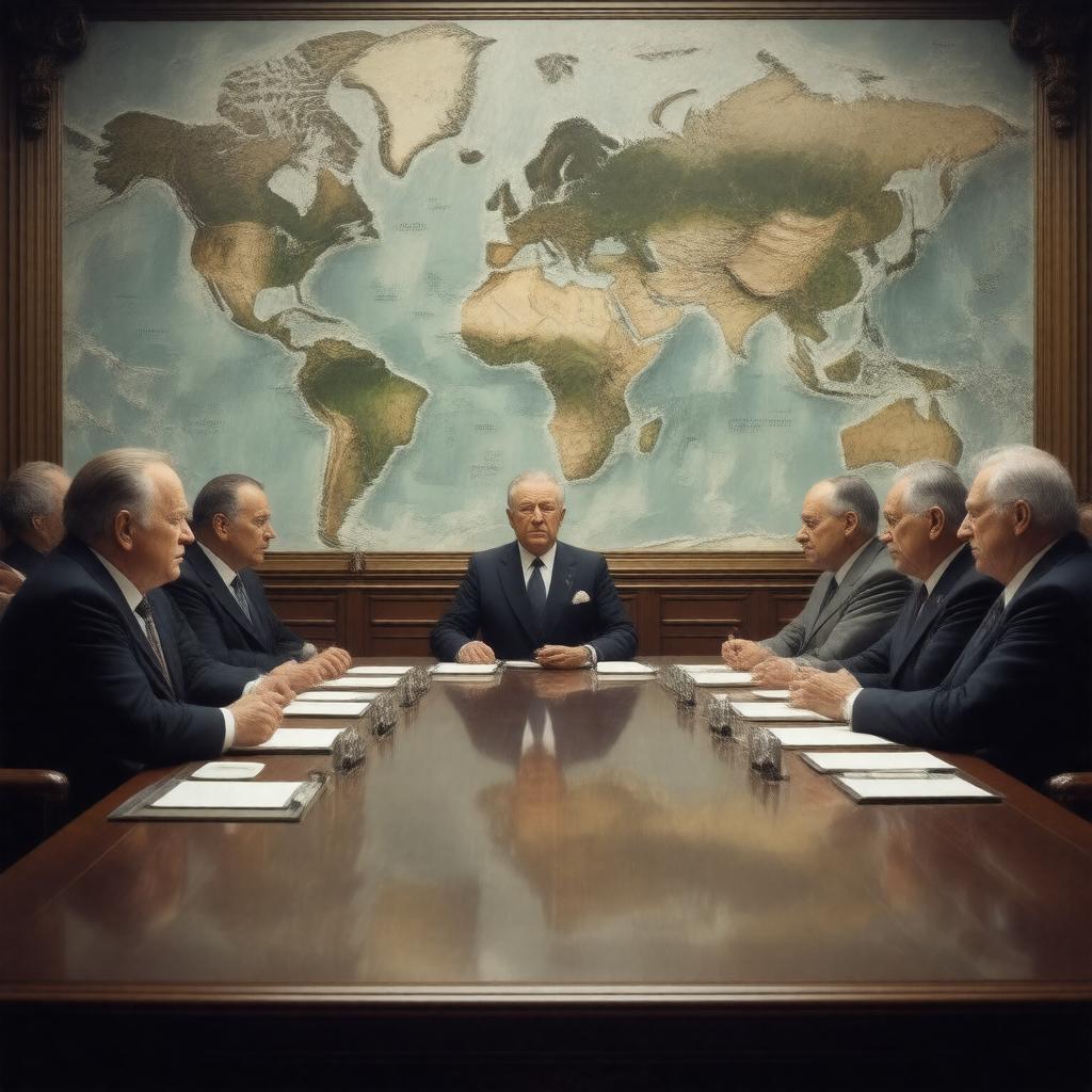 AI-created image of Potsdam Conference