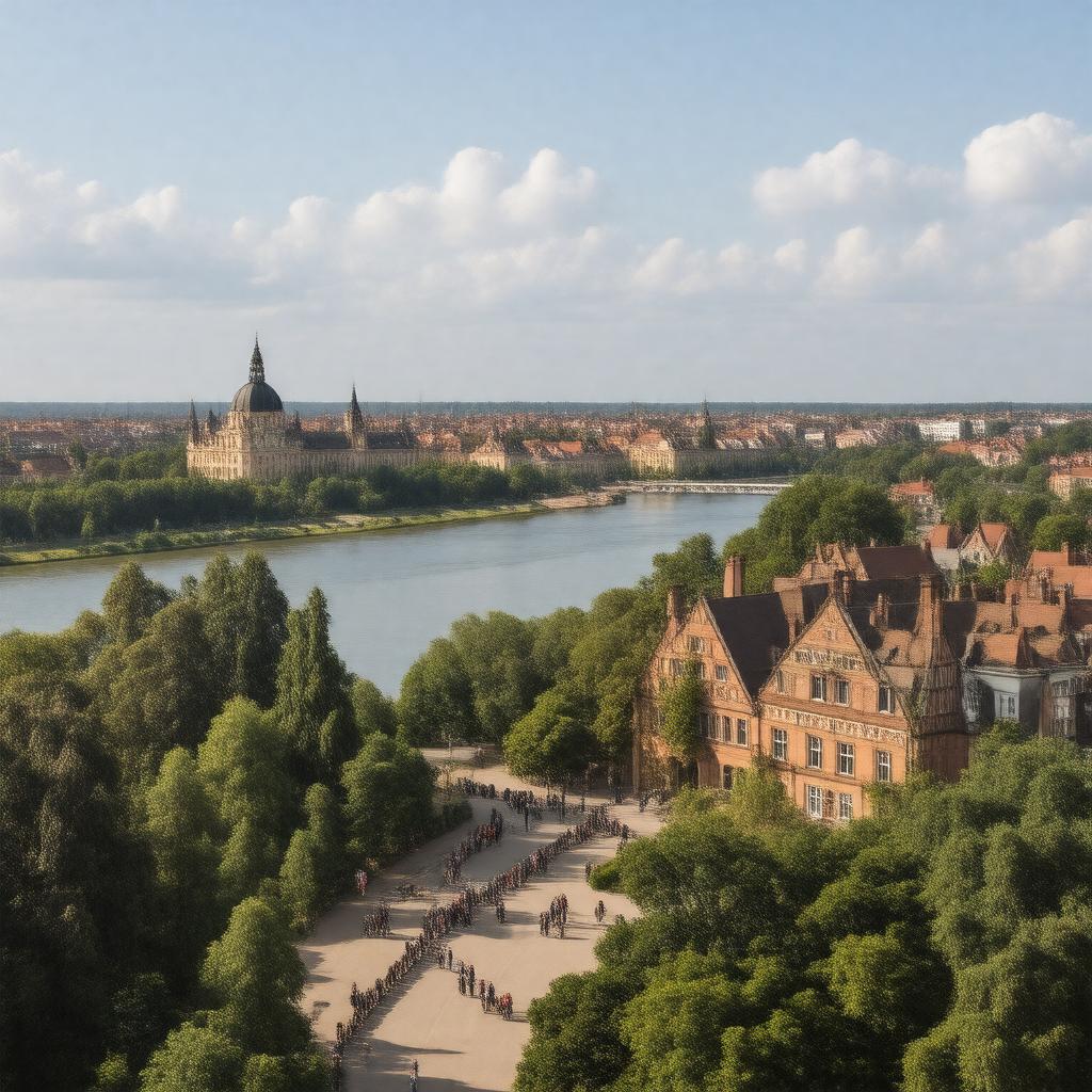 AI-created image of Potsdam, Kingdom of Prussia