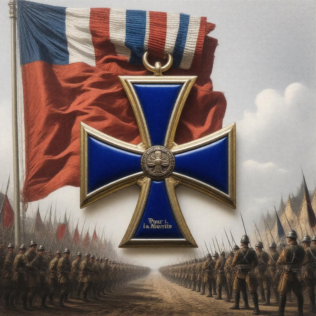 AI-created image of Pour le Mérite (military order)