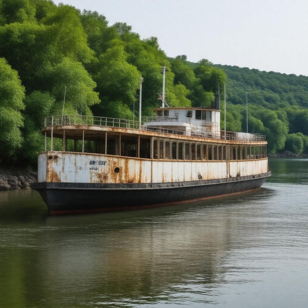 AI-created image of Powder Mill Ferry