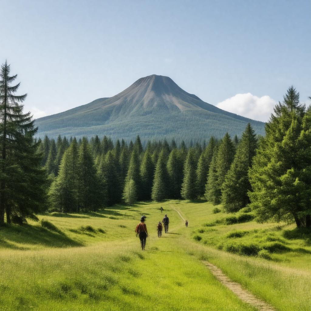Click to view larger image AI-created image of Powell Butte Nature Park