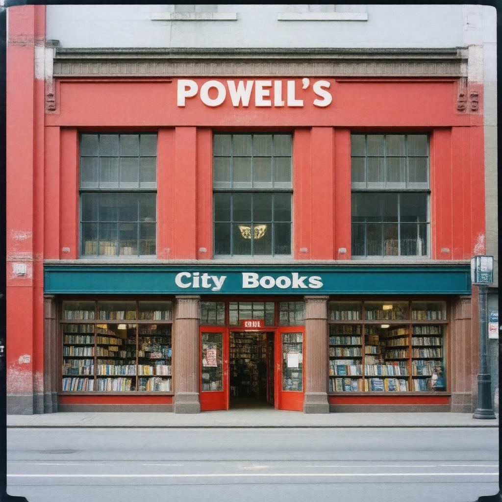 Click to view larger image AI-created image of Powell's Books