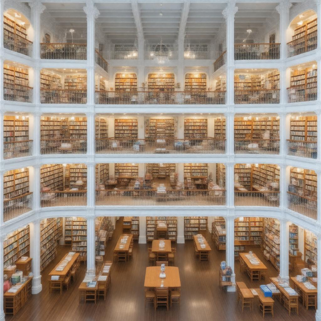 AI-created image of Powell's City of Books