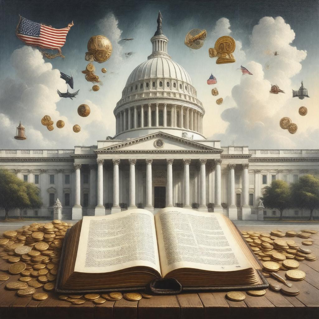 Click to view larger image AI-created image of Powers of Congress