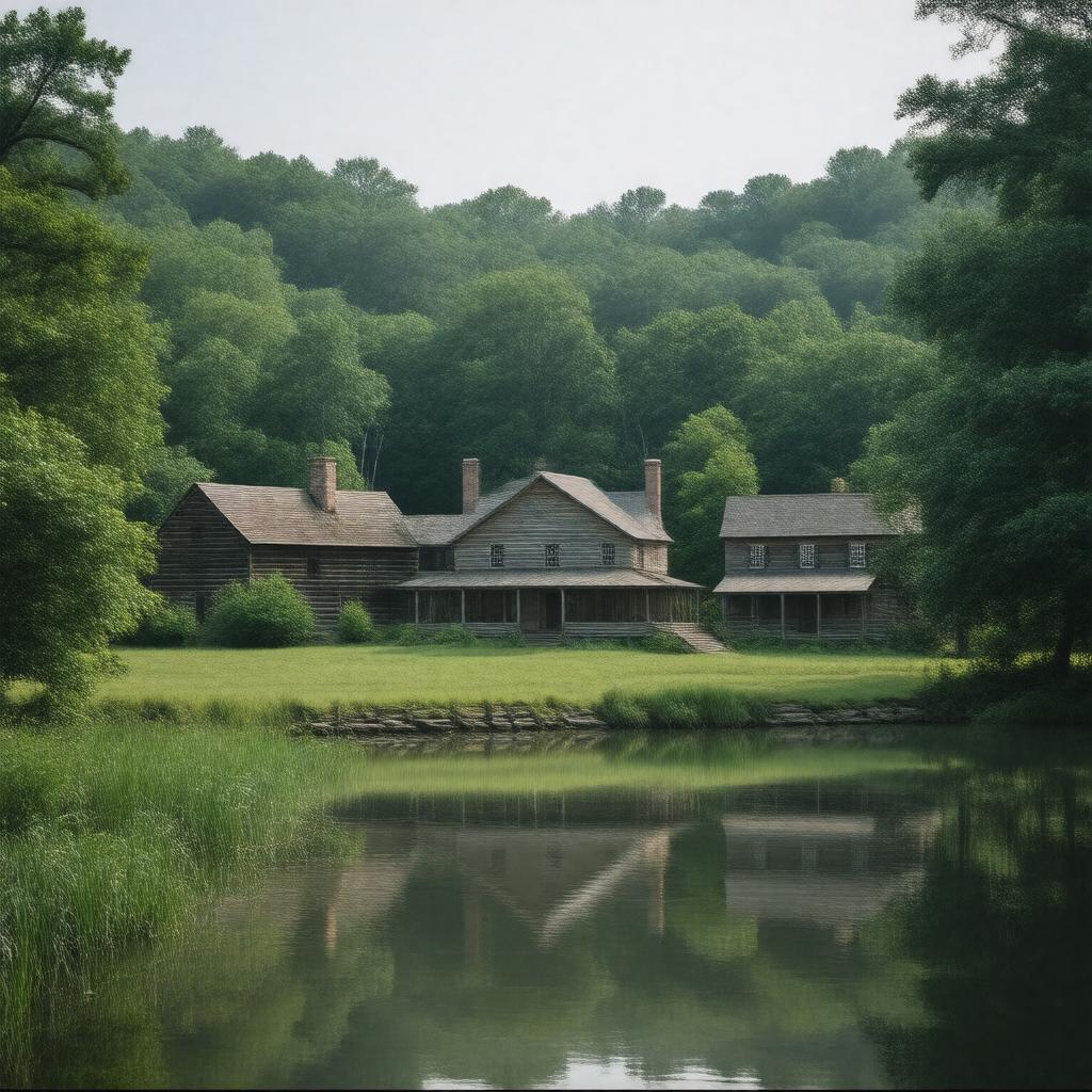 AI-created image of Powhatan Historic State Park