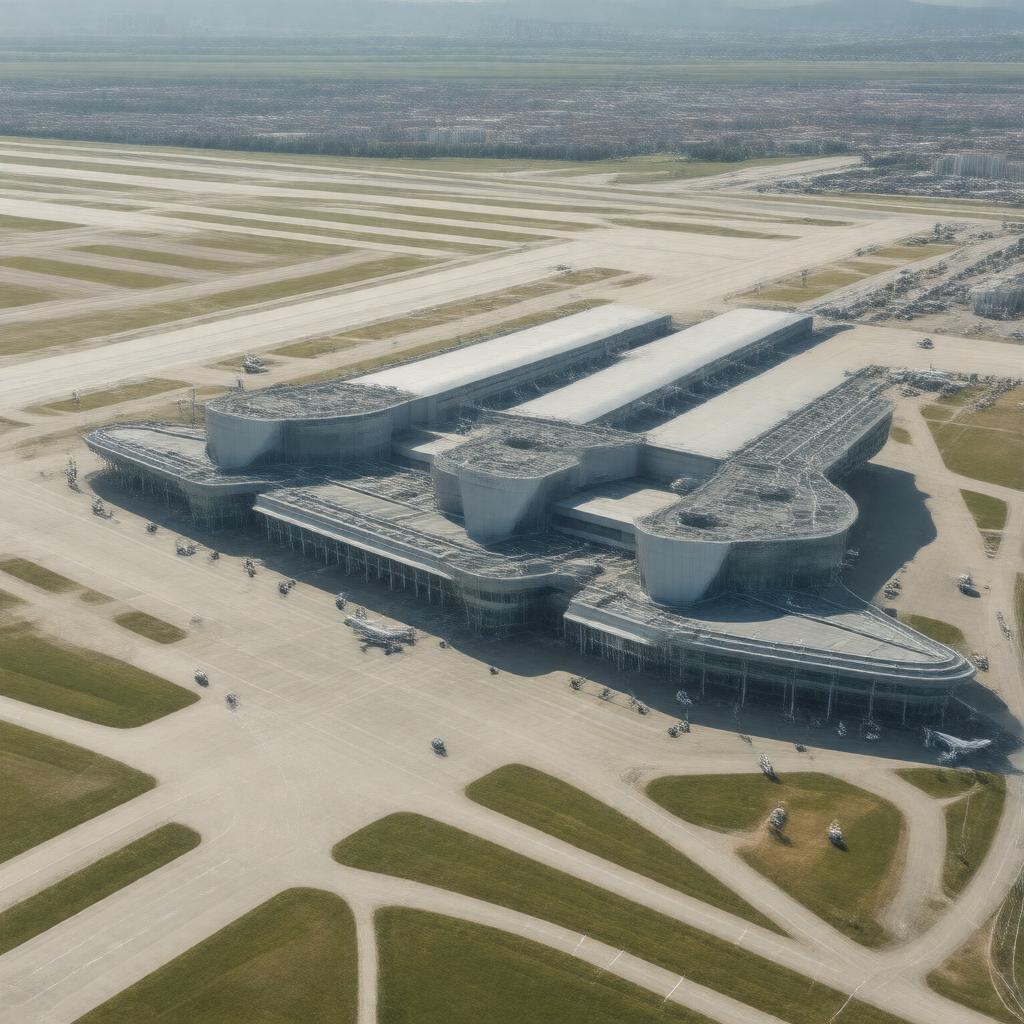 Click to view larger image AI-created image of Prague Václav Havel Airport