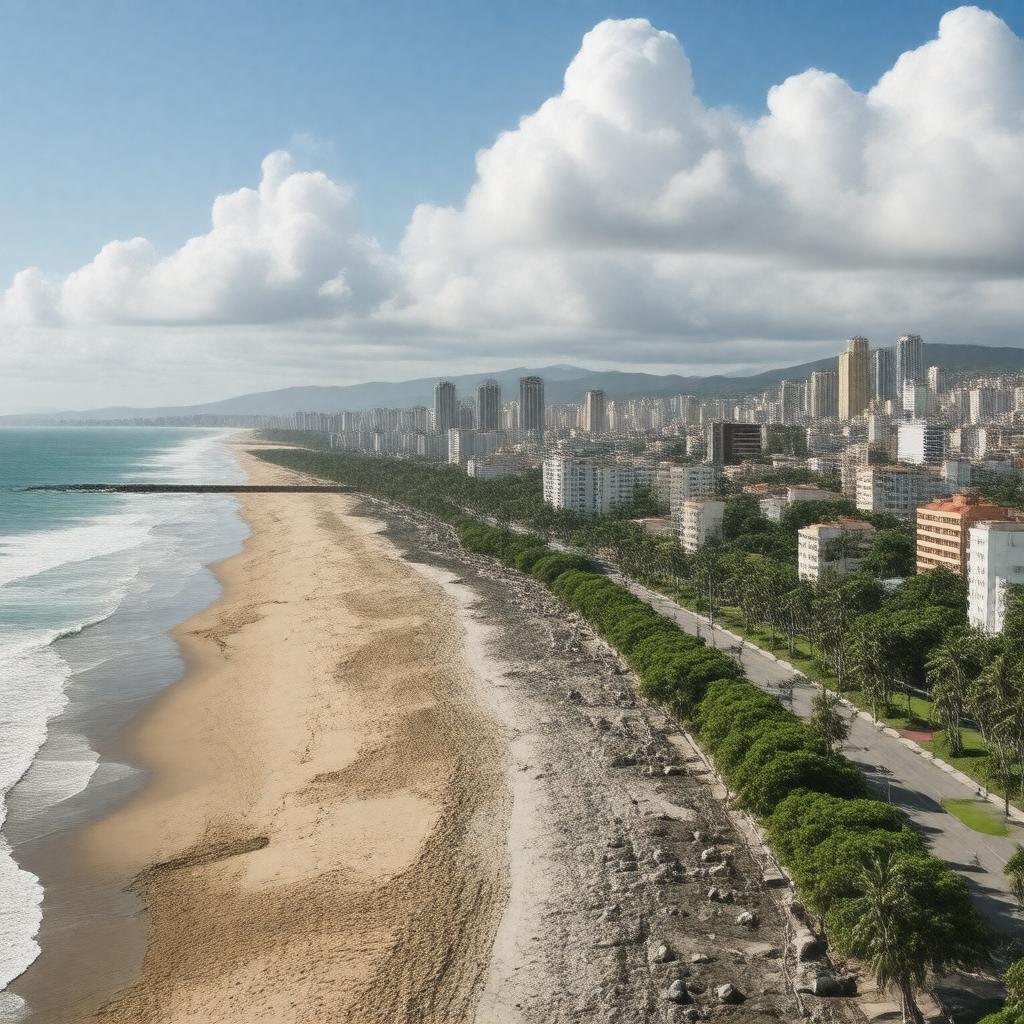 Click to view larger image AI-created image of Praia Grande