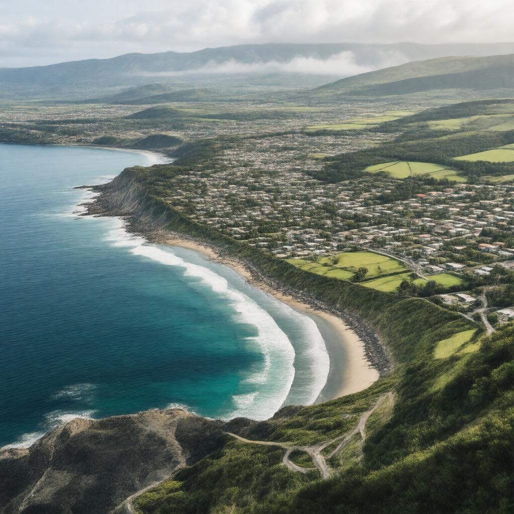 AI-created image of Praia da Vitória