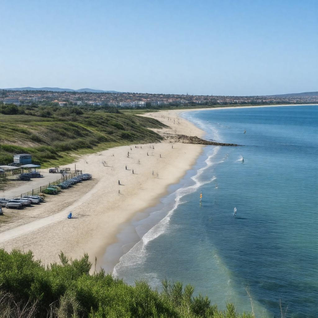 AI-created image of Praia do Cabedelo