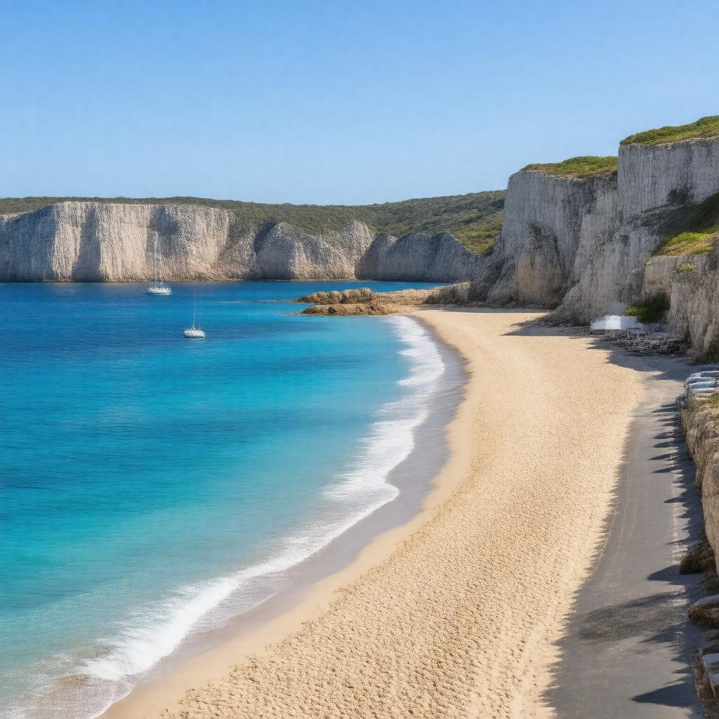 Click to view larger image AI-created image of Praia do Carvoeiro