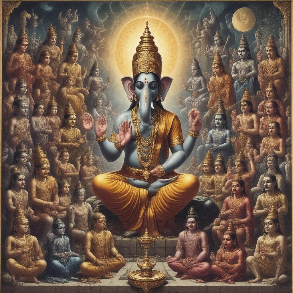 Click to view larger image AI-created image of Prajapatis