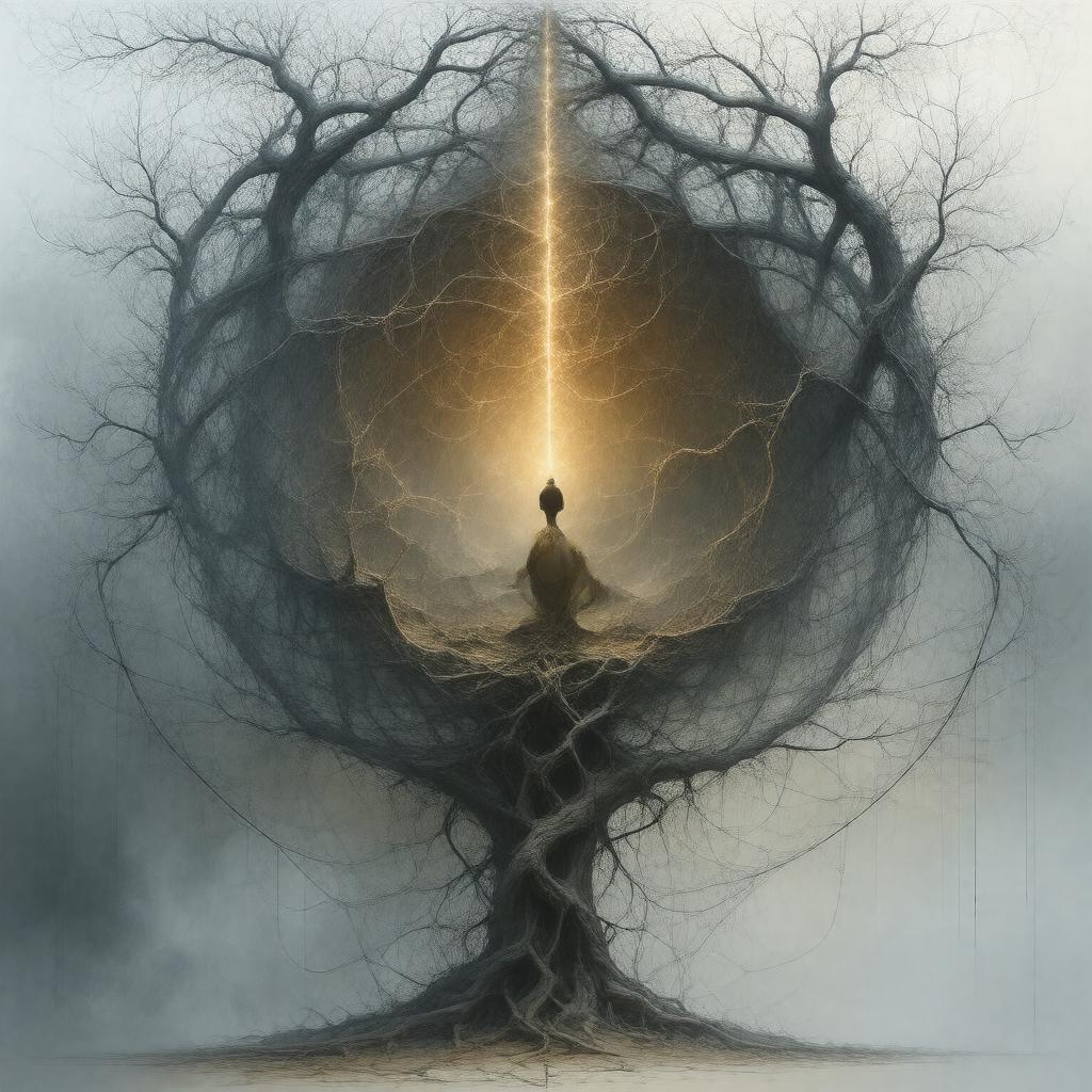 Click to view larger image AI-created image of Pratītyasamutpāda