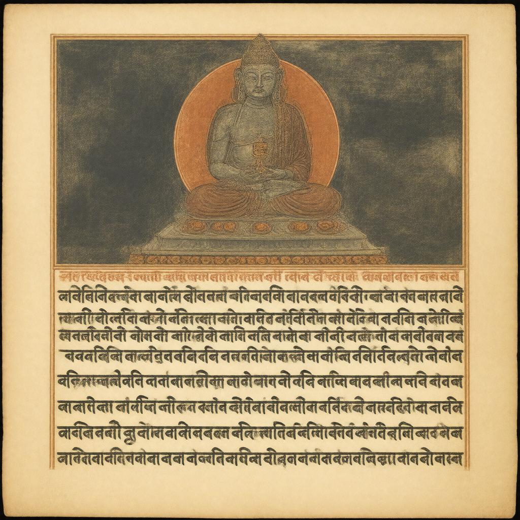 AI-created image of Pratītyasamutpādahṛdayakārikā