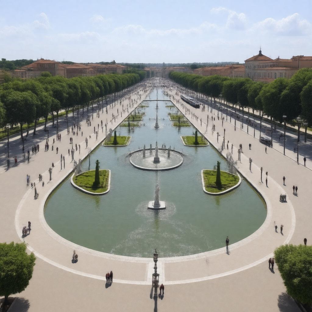 AI-created image of Prato della Valle