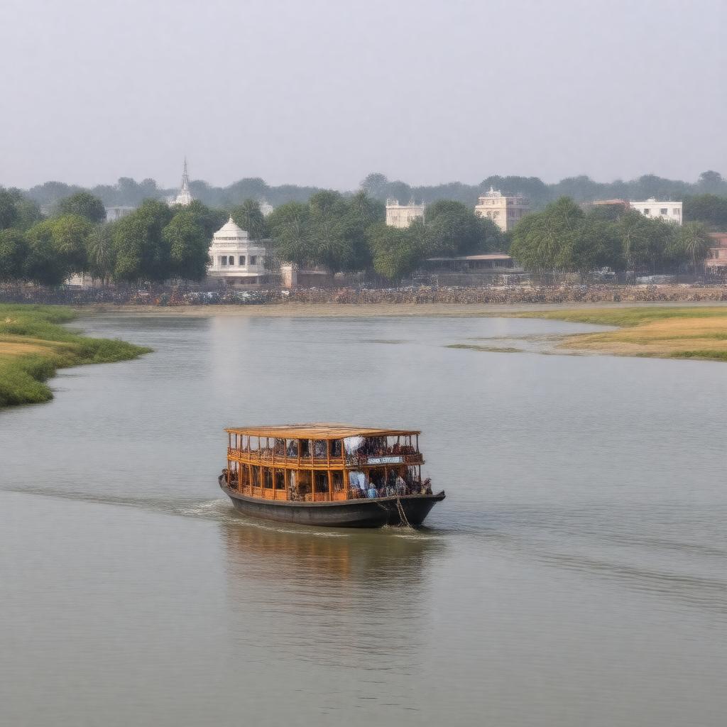 AI-created image of Prayagraj district