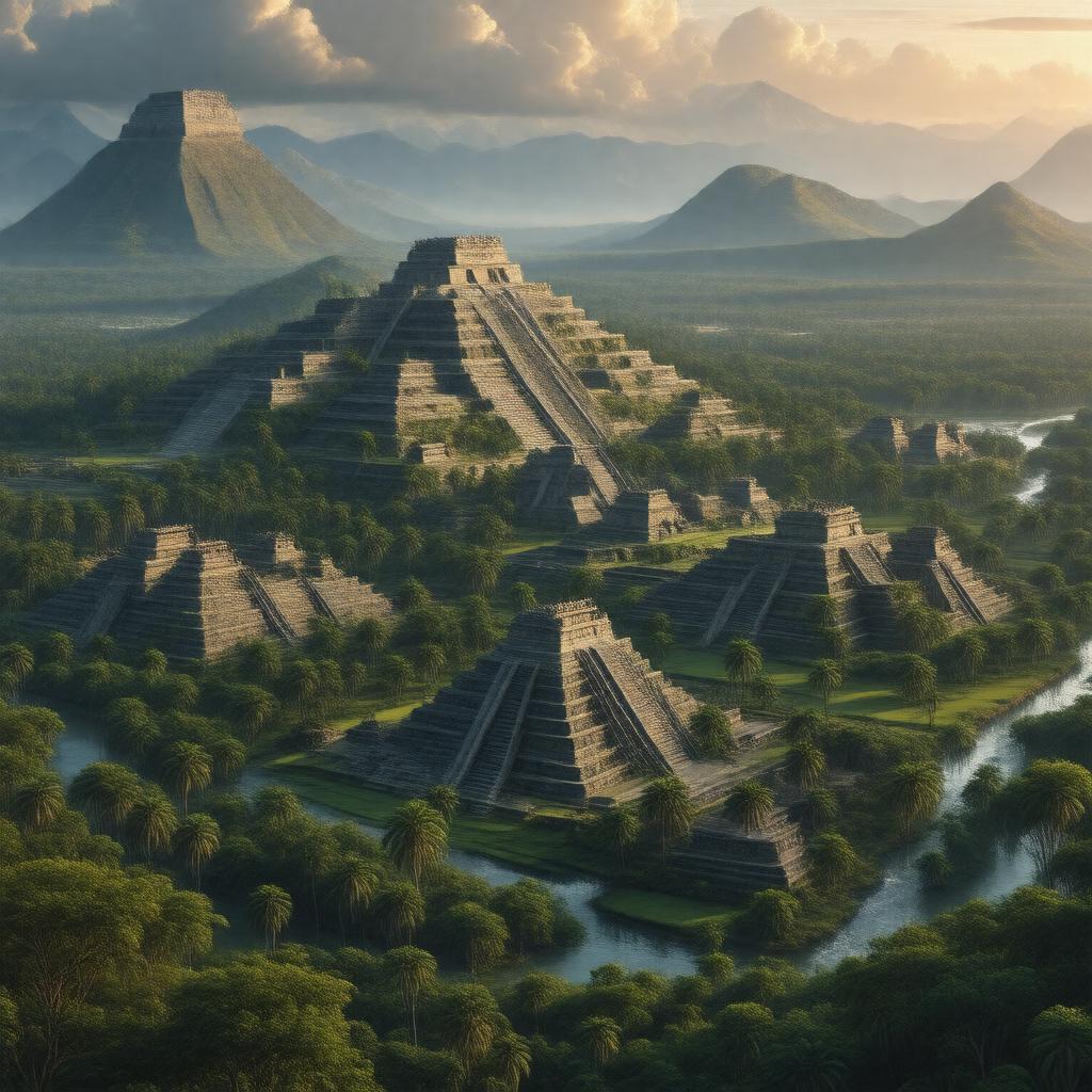 AI-created image of Pre-Columbian Americas