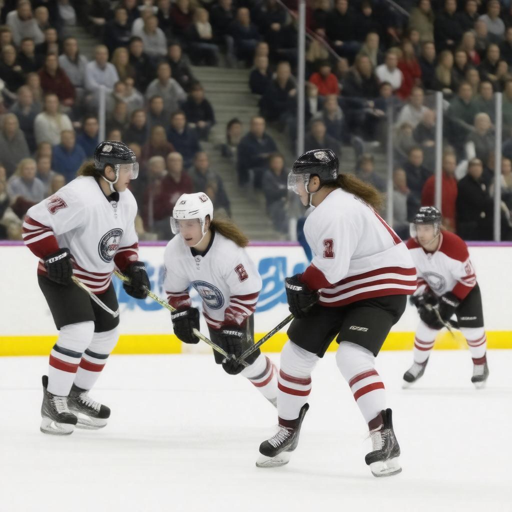 AI-created image of Premier Hockey Federation