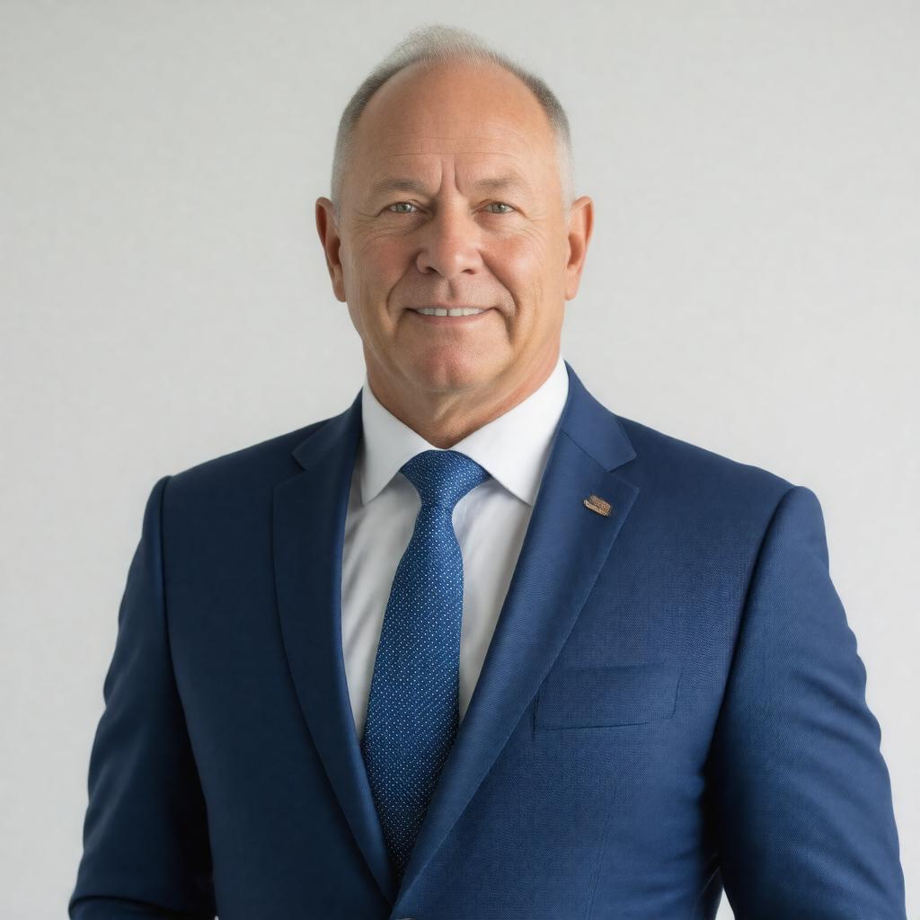 AI-created image of Premier Wayne Panton