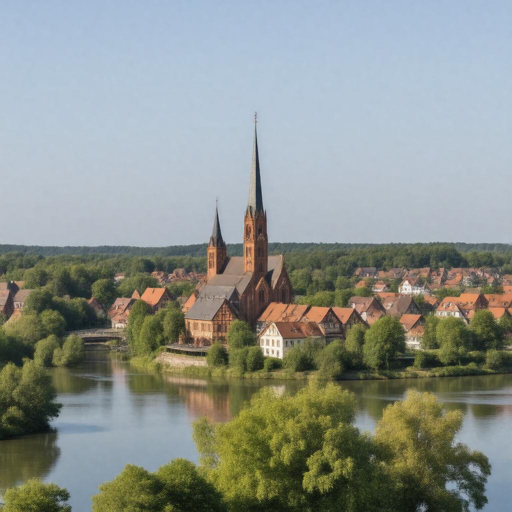 AI-created image of Prenzlau