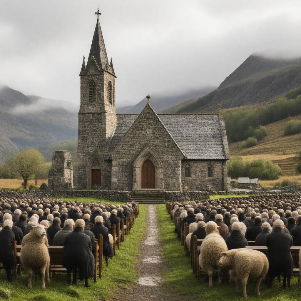 AI-created image of Presbyterians