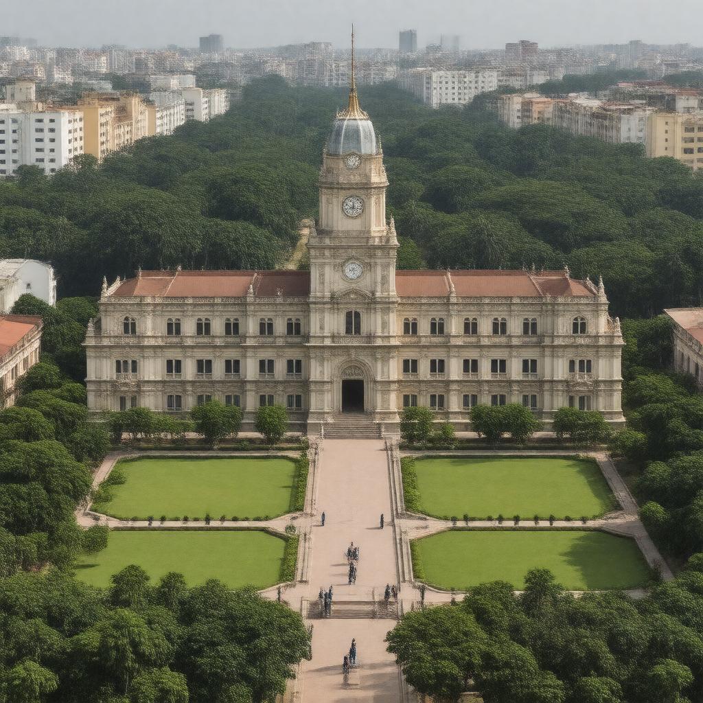 AI-created image of Presidency College, Kolkata